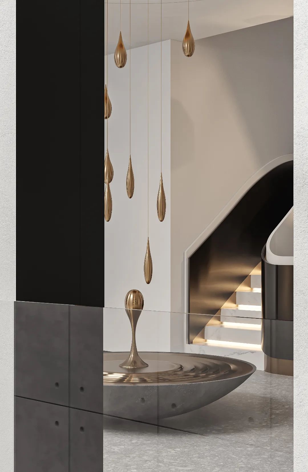 顶级豪宅设计团队,北京1000平别墅现代轻奢装修