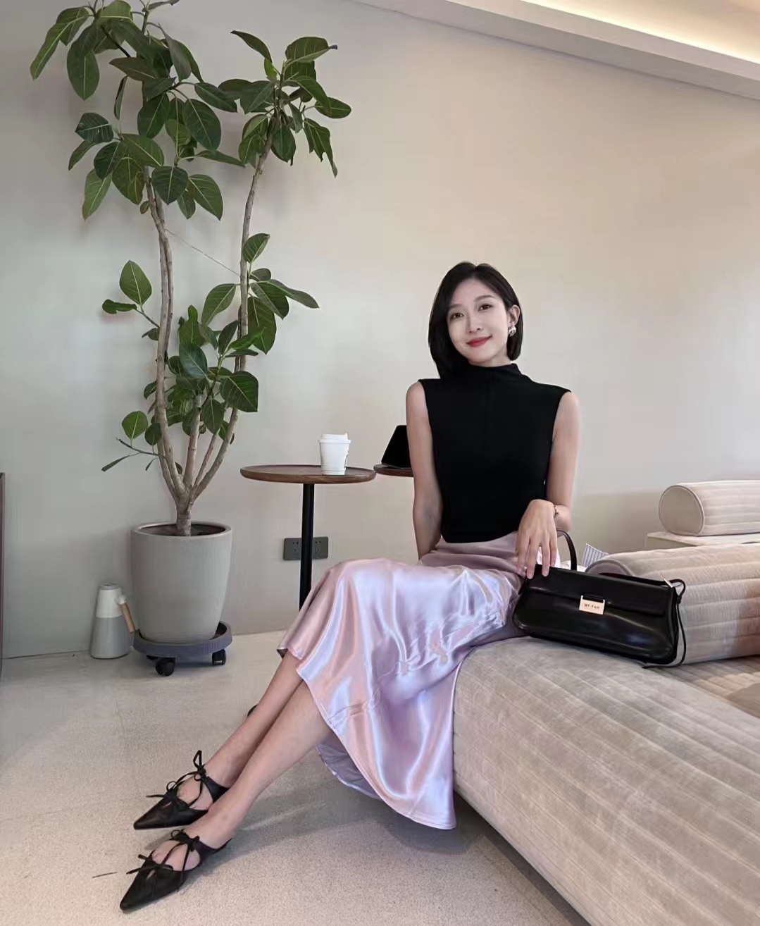 紫色衣服怎么搭配少女更有时尚感,紫色衣服搭配全过程