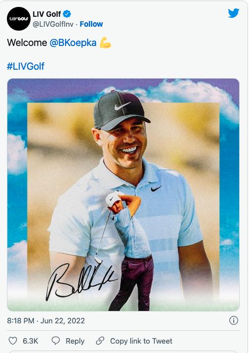 liv高尔夫,liv高尔夫全称