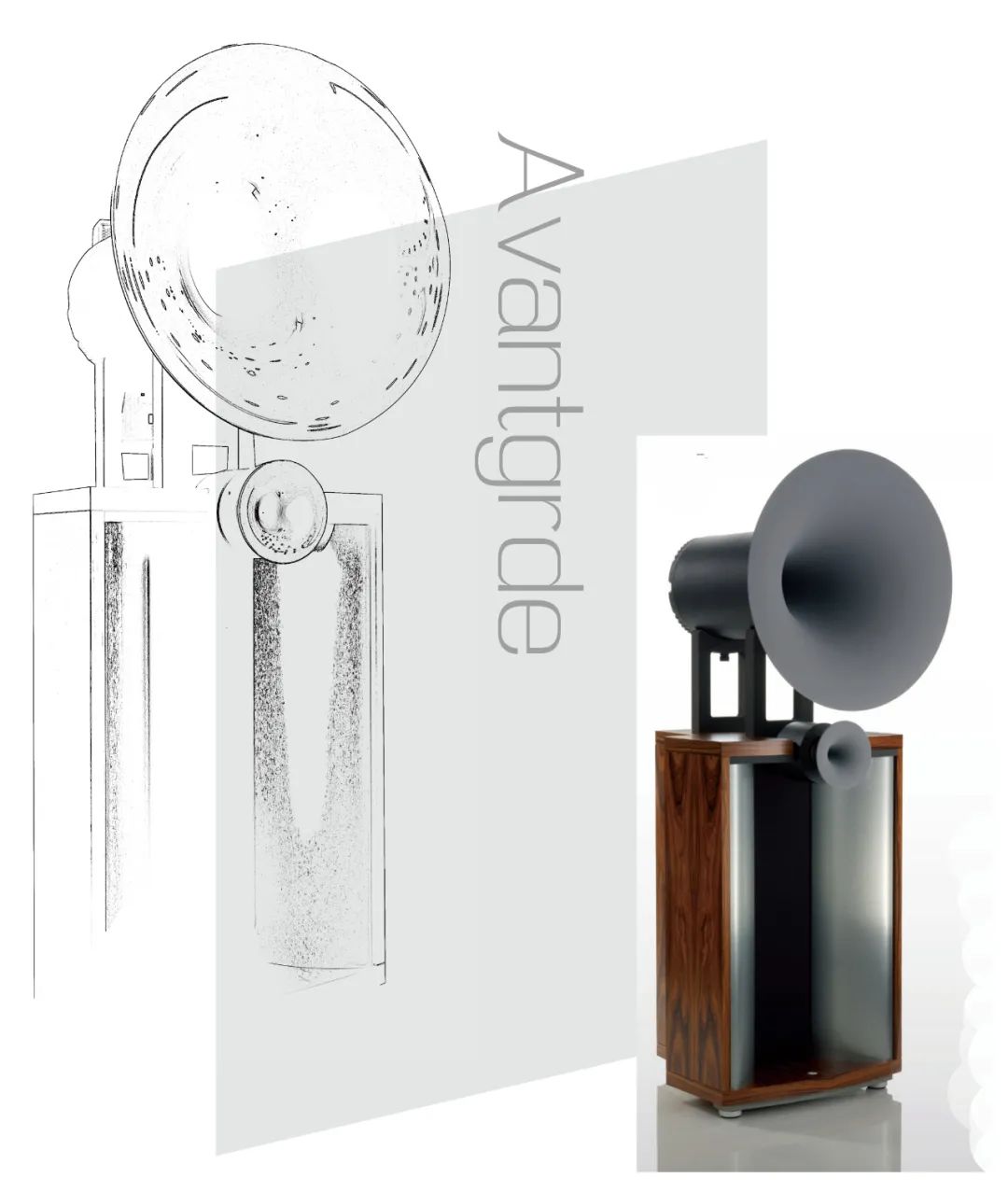 超刚性金属铸模号角外壳德国Cessaro（西萨罗）AlphaⅢ