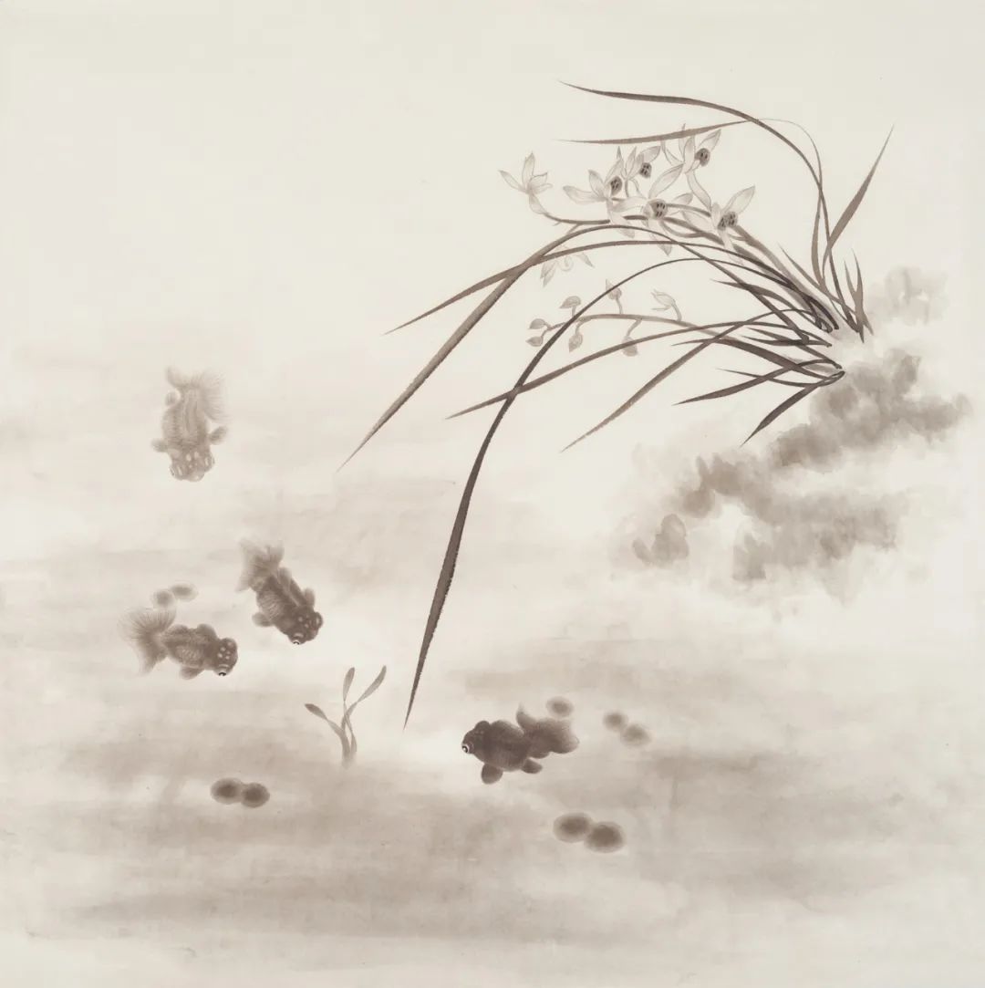 水墨兰花画法手把手教会你想学吗,水墨画兰花入门画法大全简单