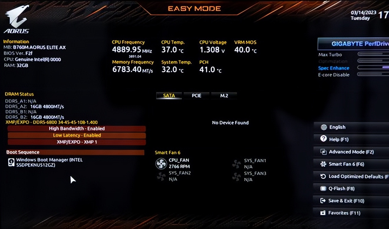 探索ADie性能上限！博德斯曼DDR56800开启高带宽与低延迟模式