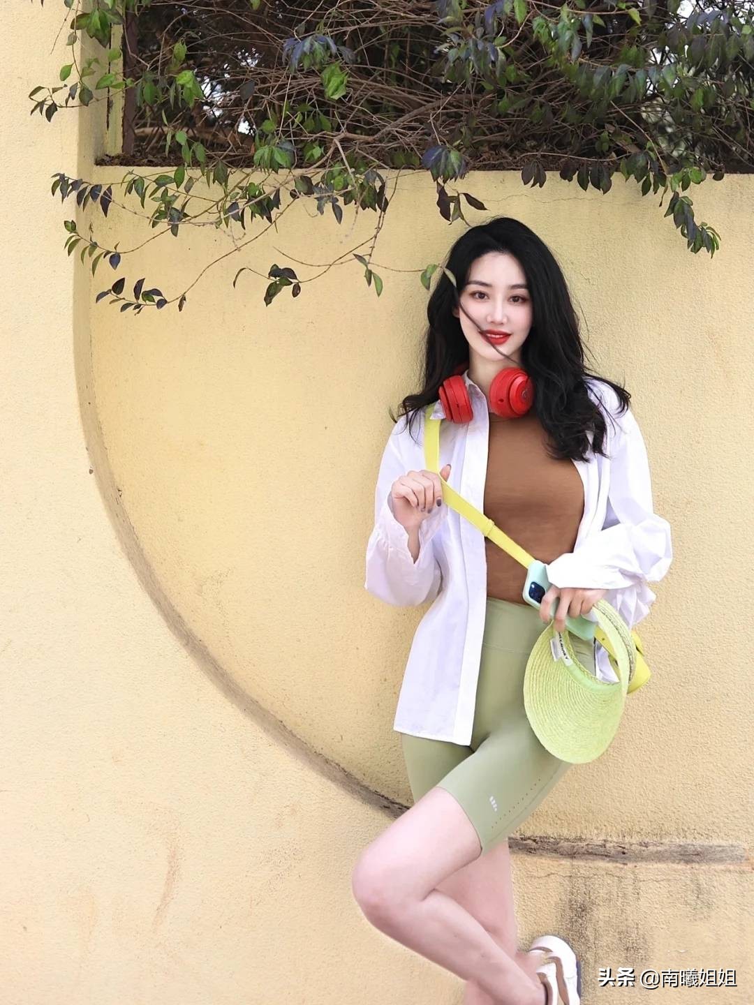 无痕裤穿搭街拍,无痕裤街拍穿搭