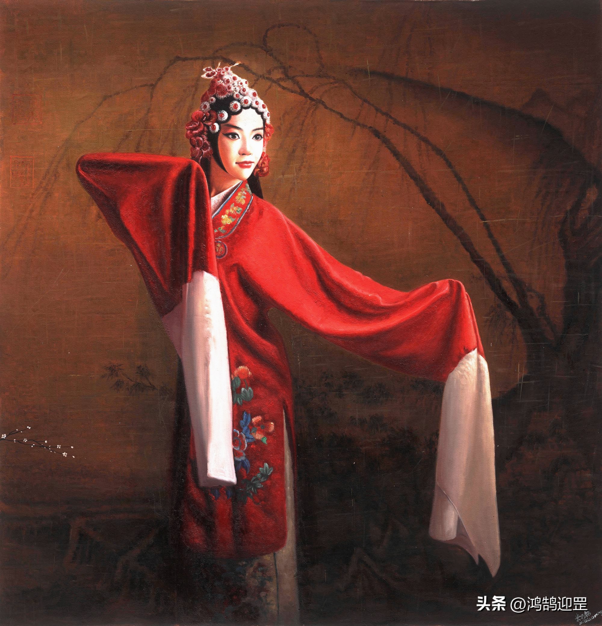 85后女画家徐悲鸿,比冷军厉害的女画家