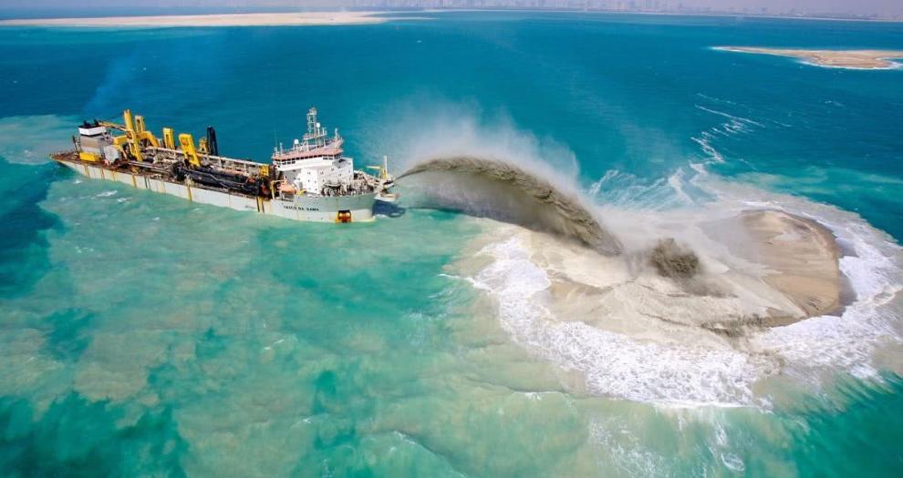 中国造岛挖泥船,中国造岛神器设备