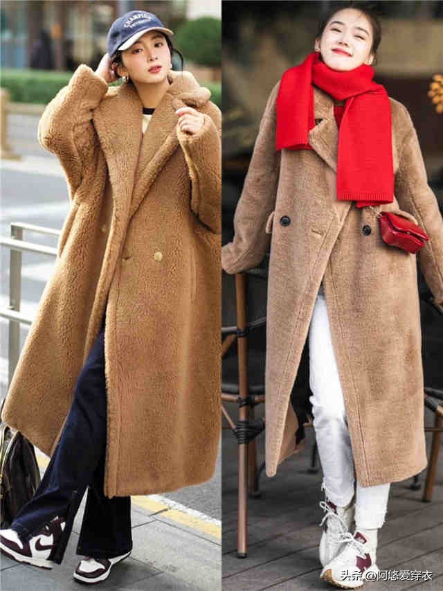 没想到：今年流行的“泰迪熊大衣”，比皮草还洋气，温暖显瘦又美