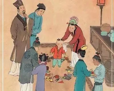 湖北新洲抓周,周习俗