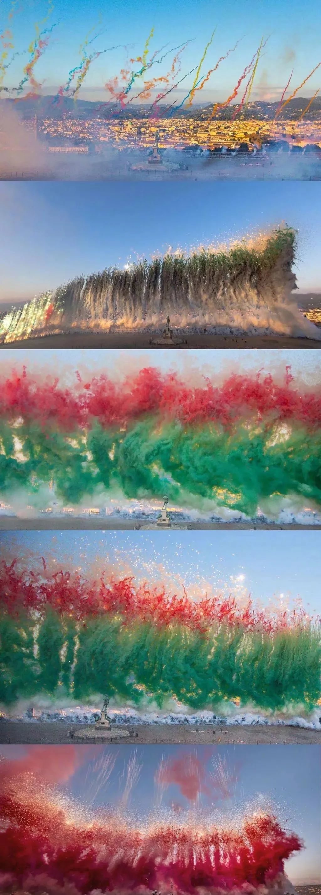 给奶奶“造”了一架天梯,靠*药火**爆炸作画,全球最会“玩火”的人