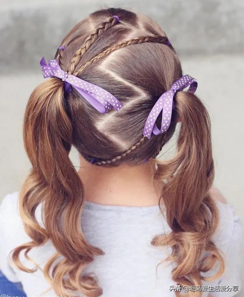 简易又日常的儿童编发,仙气十足的简单编发儿童女