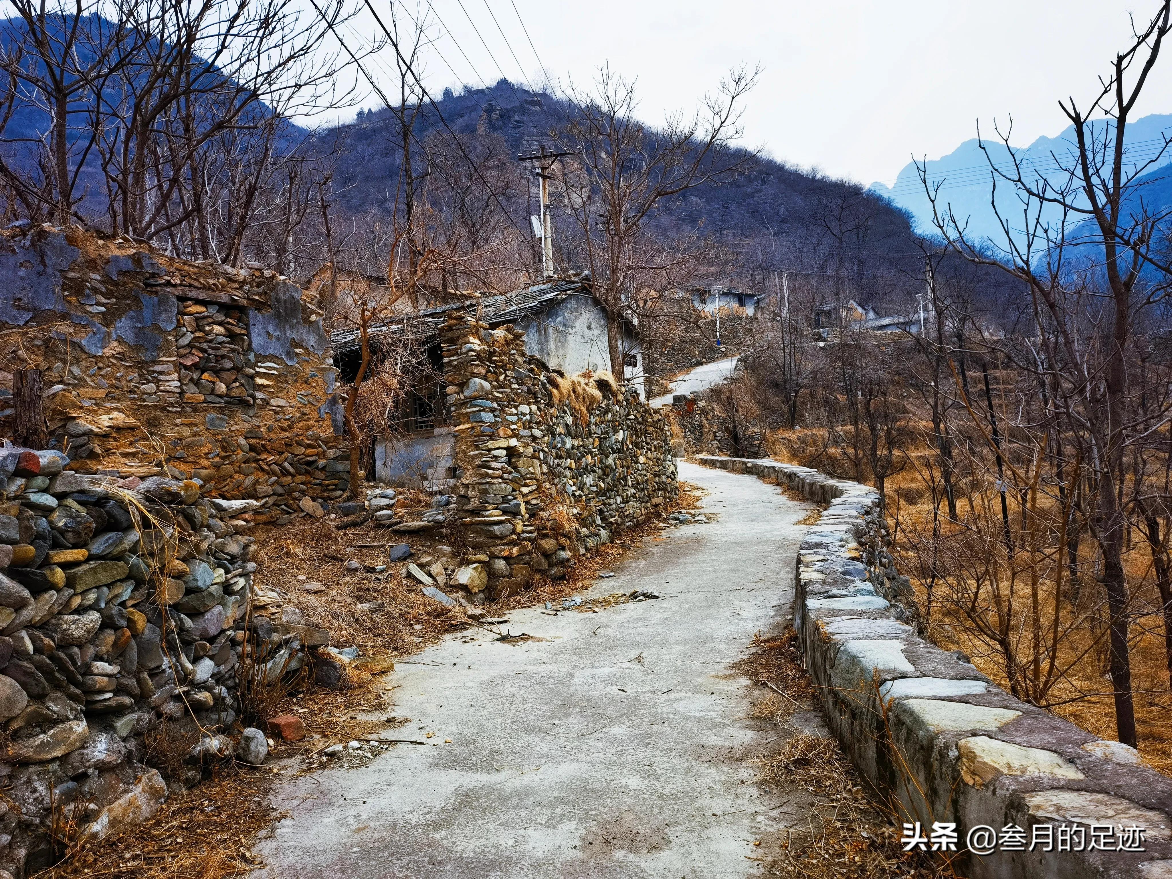 北京房山大山深处的古村落,房山区废弃古村