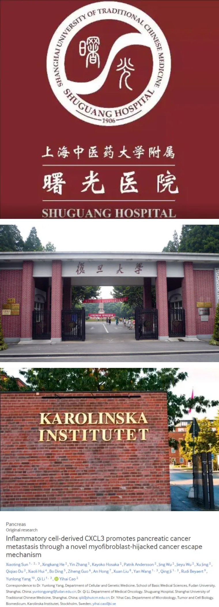 上海曙光医院发表的超高分一区论文被质疑，因存在多处图片问题