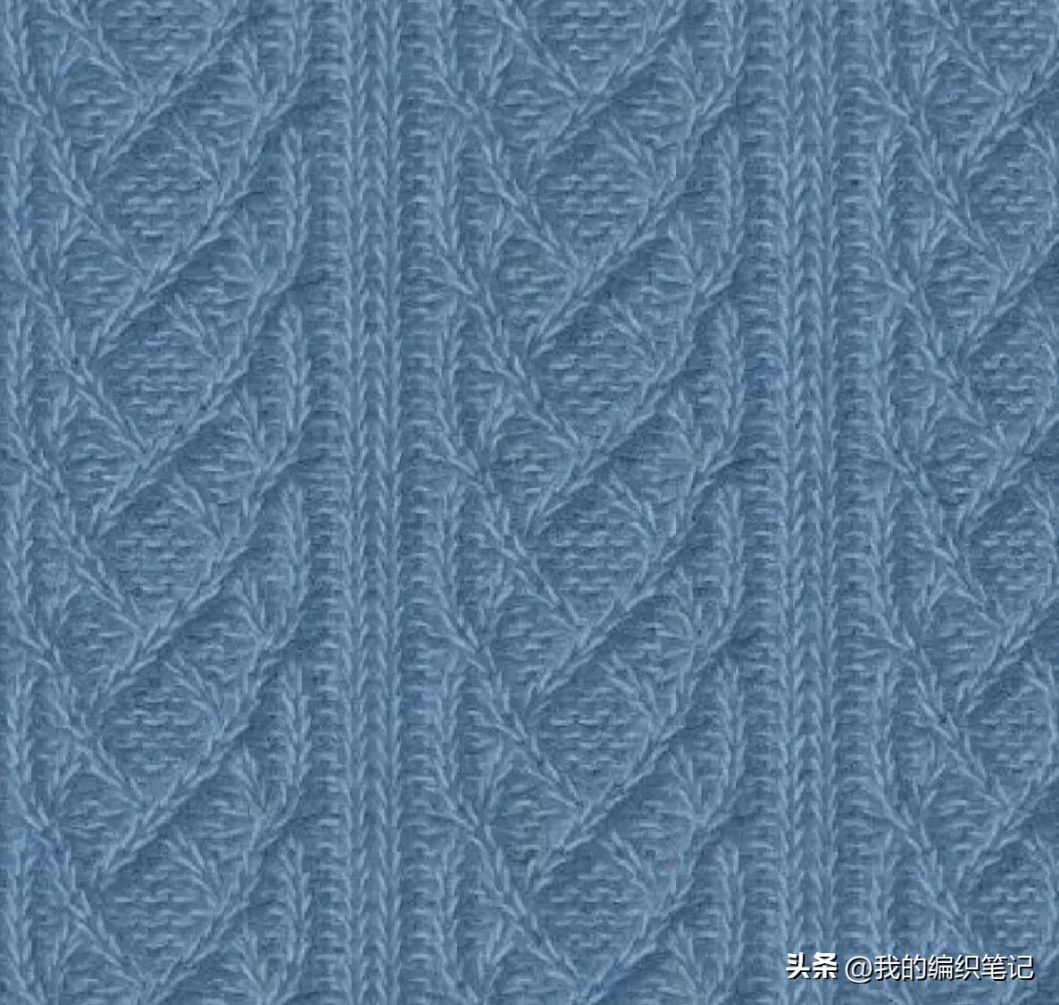 非常实用的棒针编织花样图解图片,编织棒针花样全教程