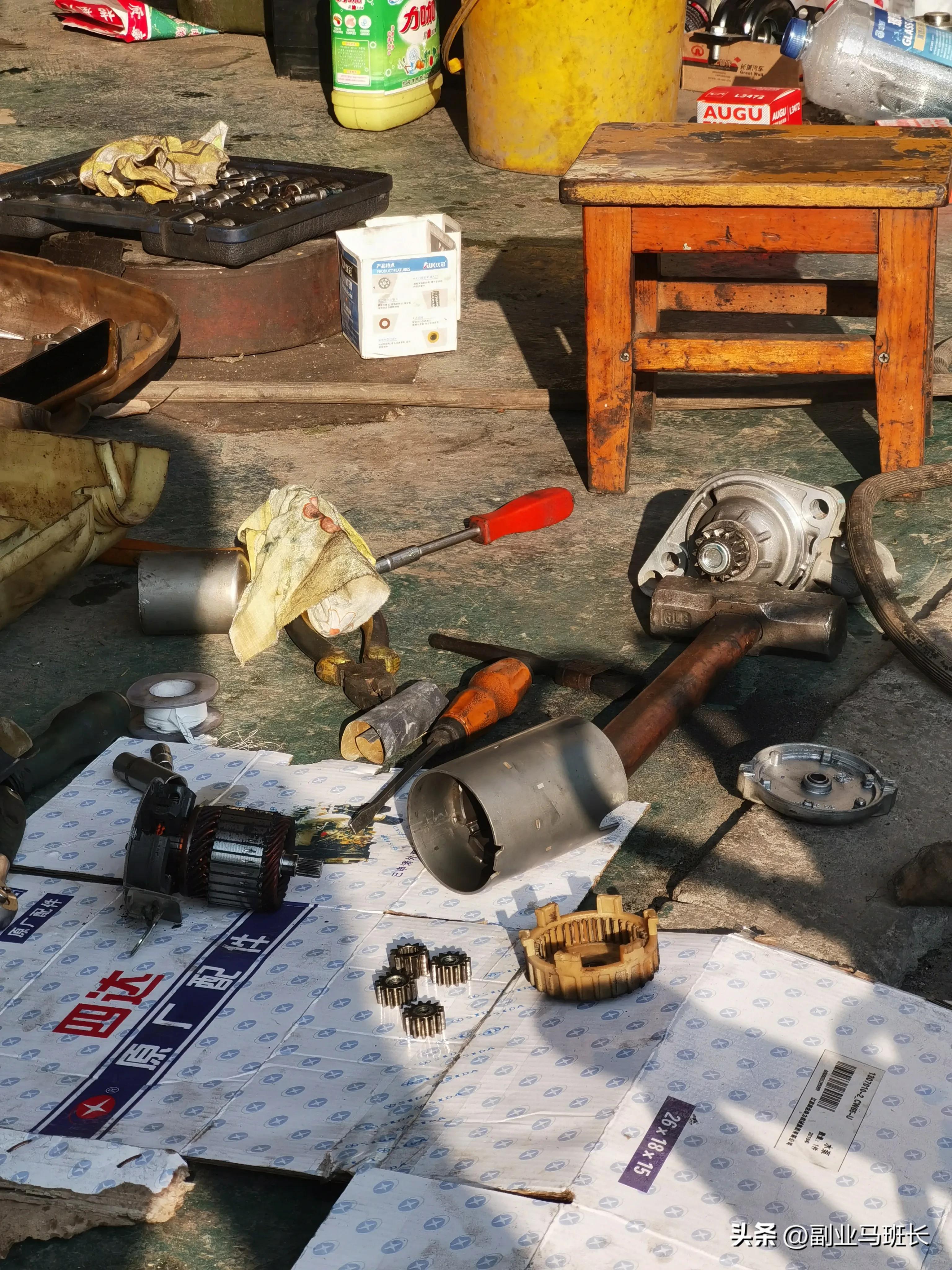 老款速腾启动马达维修,速腾启动马达怎么拆