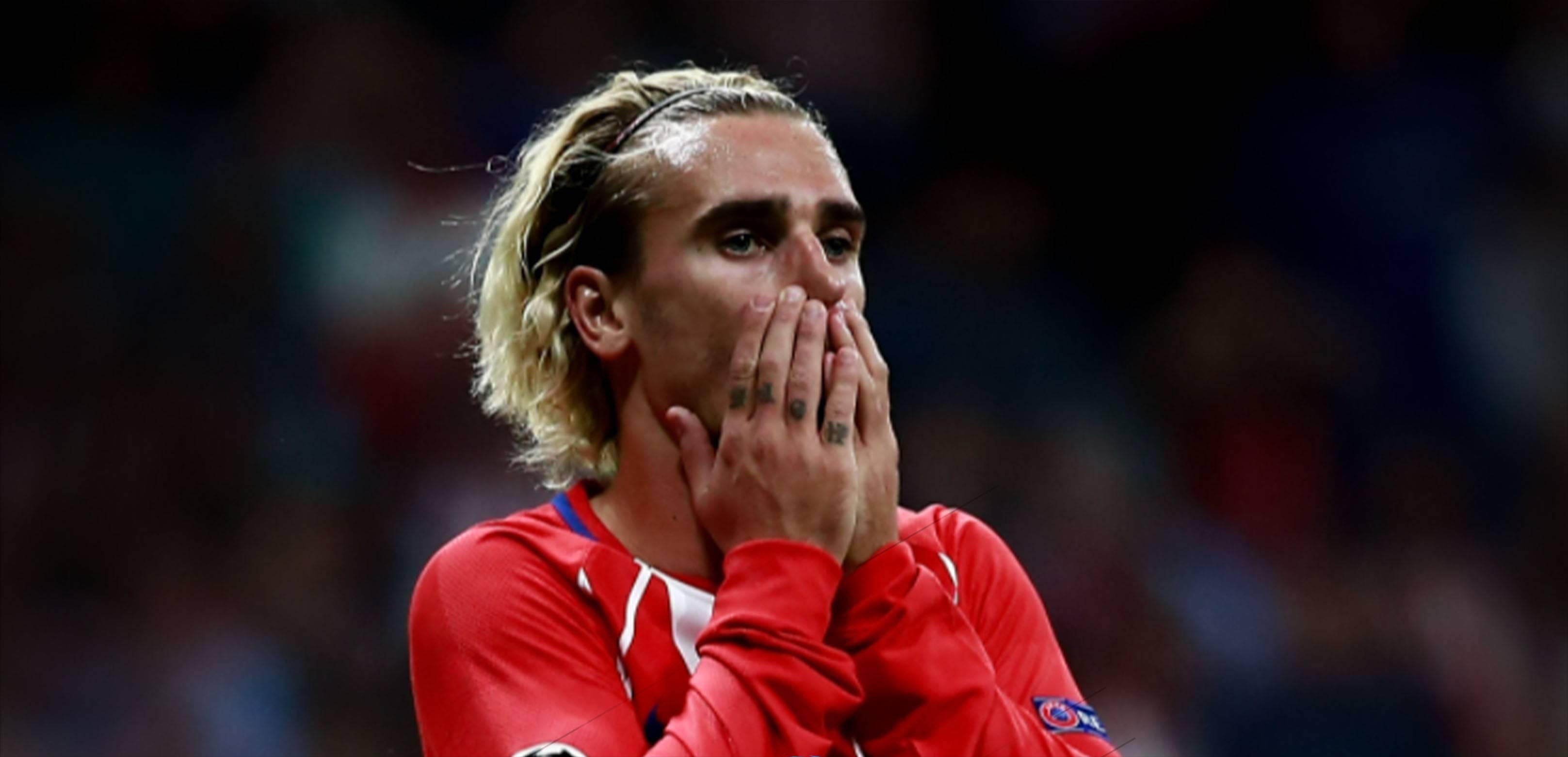 格列兹曼进球后示爱女友,格列兹曼示爱妻子