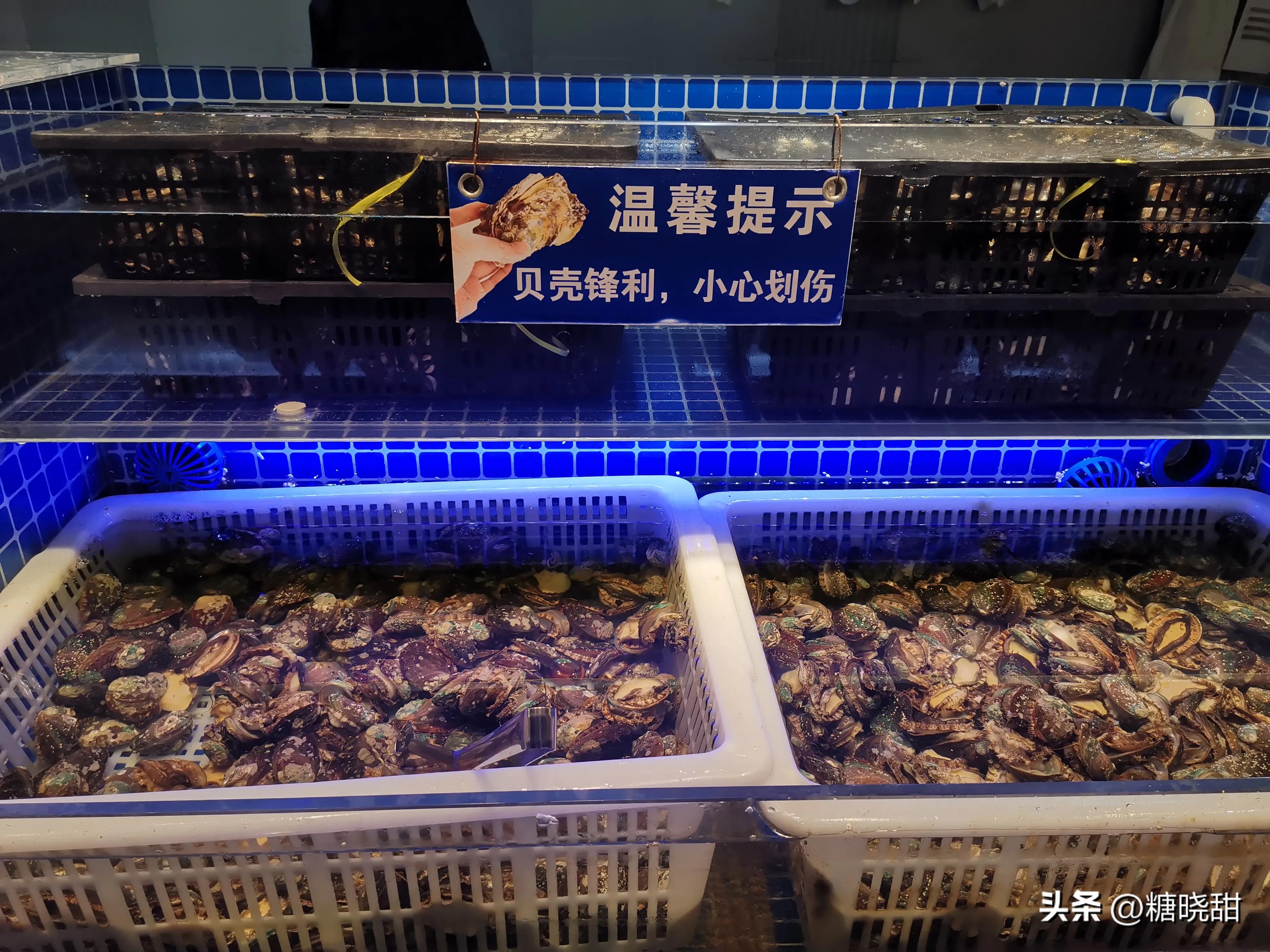 美食探店看着蒜蓉虾流口水,海鲜鲍鱼小龙虾螃蟹