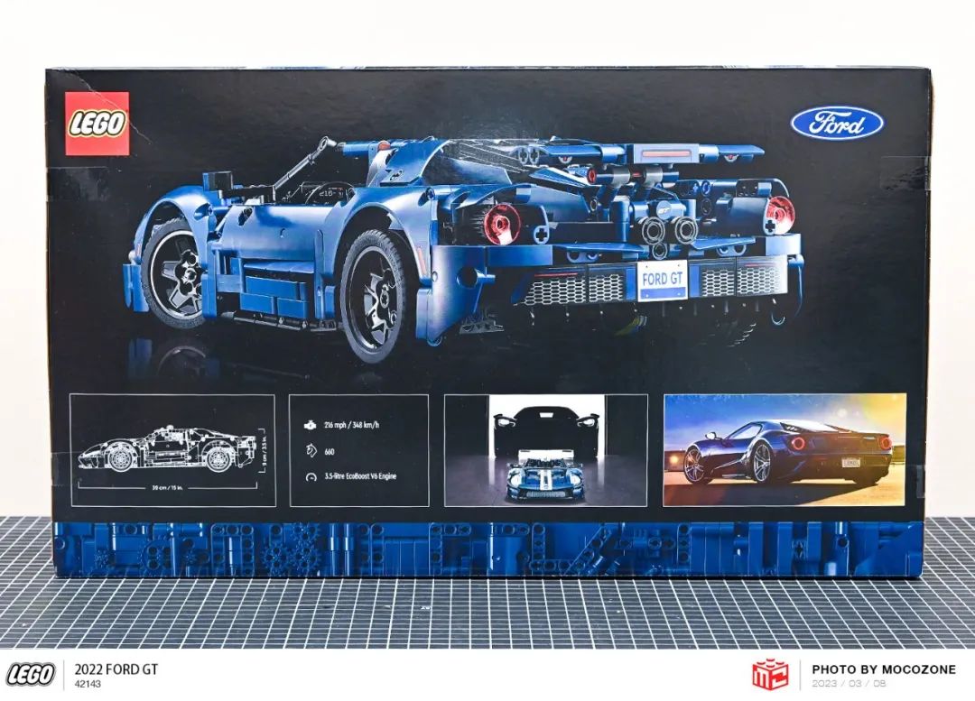 乐高积木福特gt跑车,福特gt2022