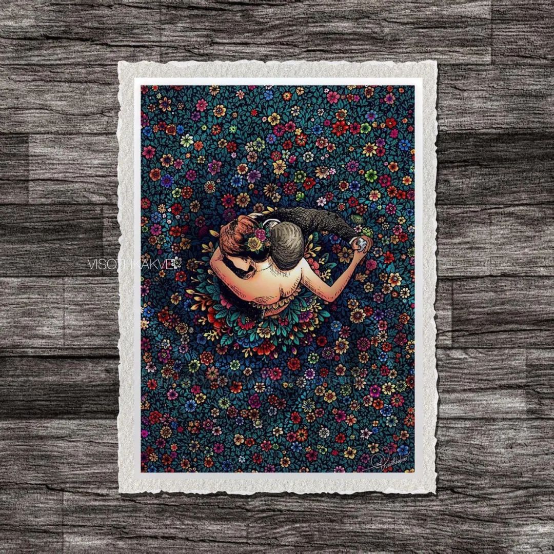 治愈强迫症的画,看了让人强迫症发作的画