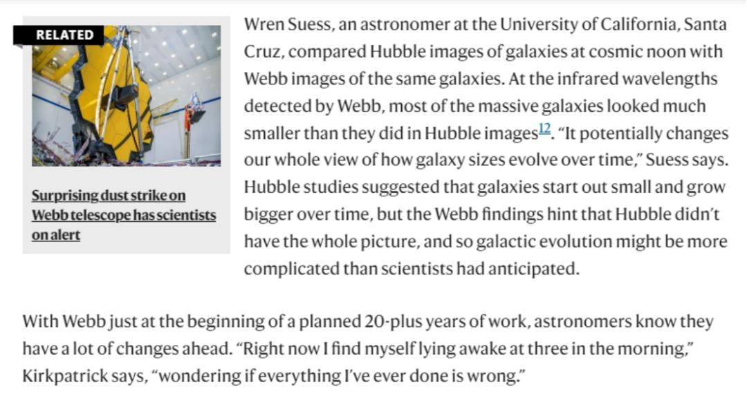 【网络谣言粉碎机】震惊？恐慌？大爆炸理论被韦布望远镜*翻推**了吗？