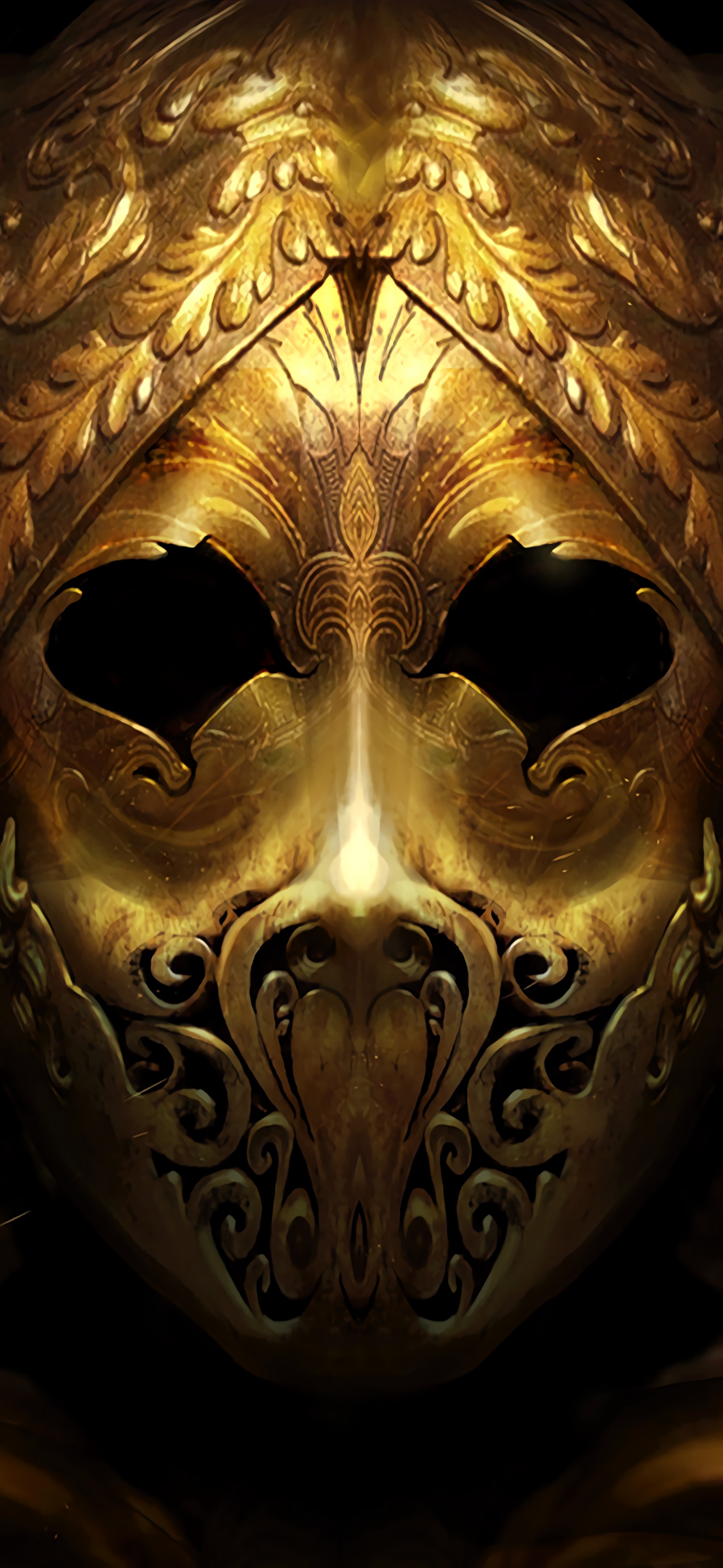 复古骷髅壁纸,骷髅头高清暗黑壁纸