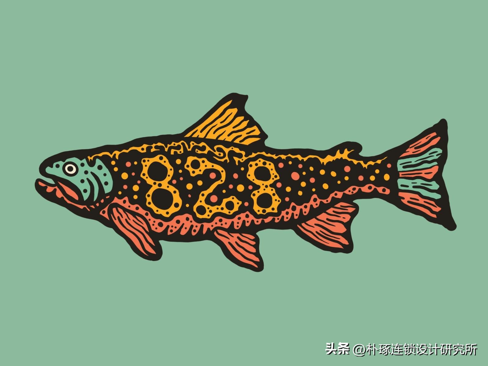 鱼创意logo设计免费,餐饮logo鱼免费设计