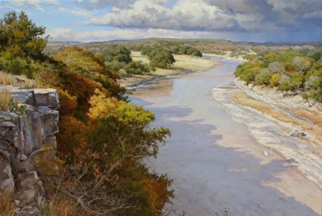 大师笔触生动的风景油画,视觉冲击力很强的风景油画图片