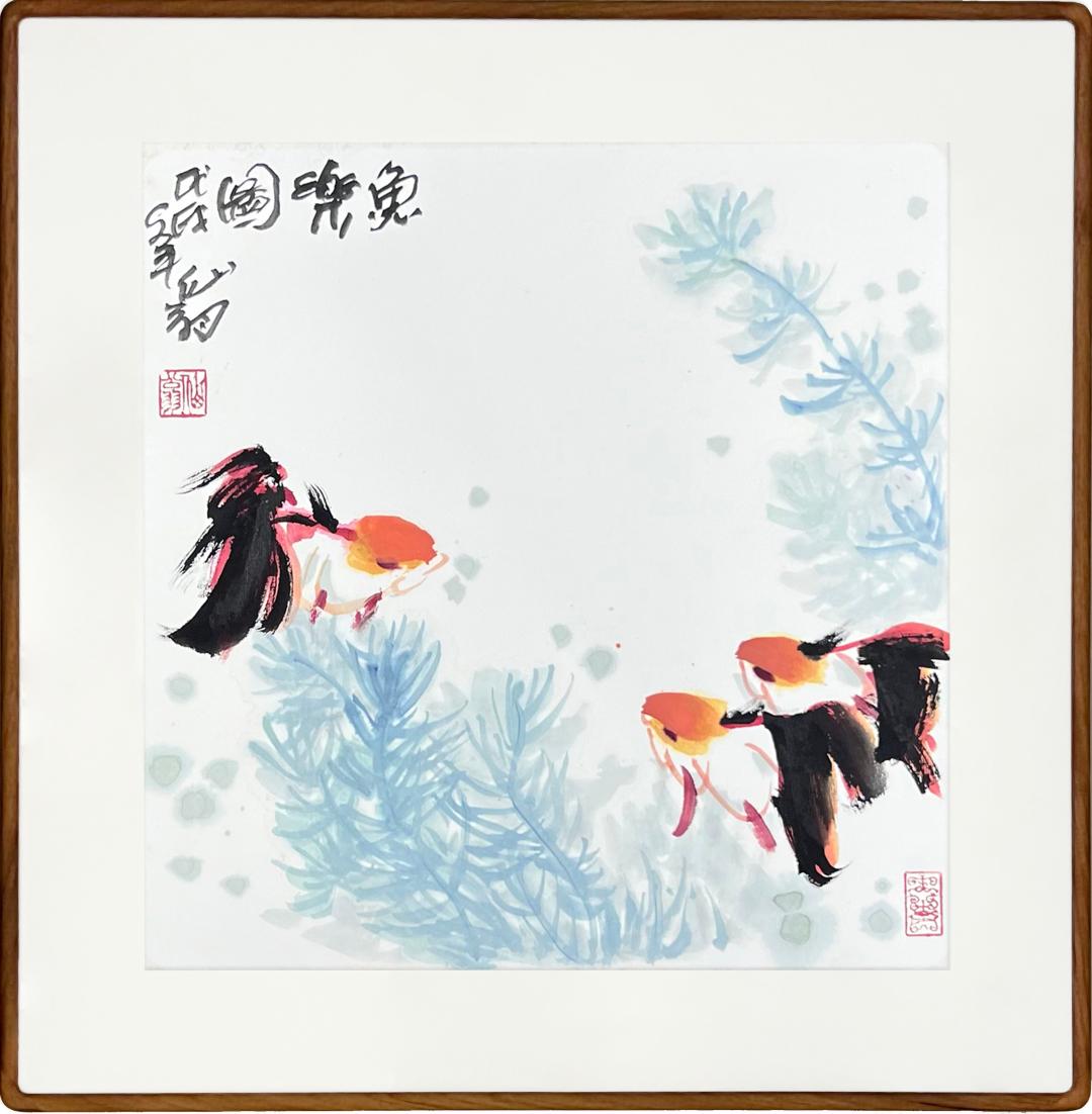 克里姆特名画金鱼,世界名画欣赏500幅风景水鸟画