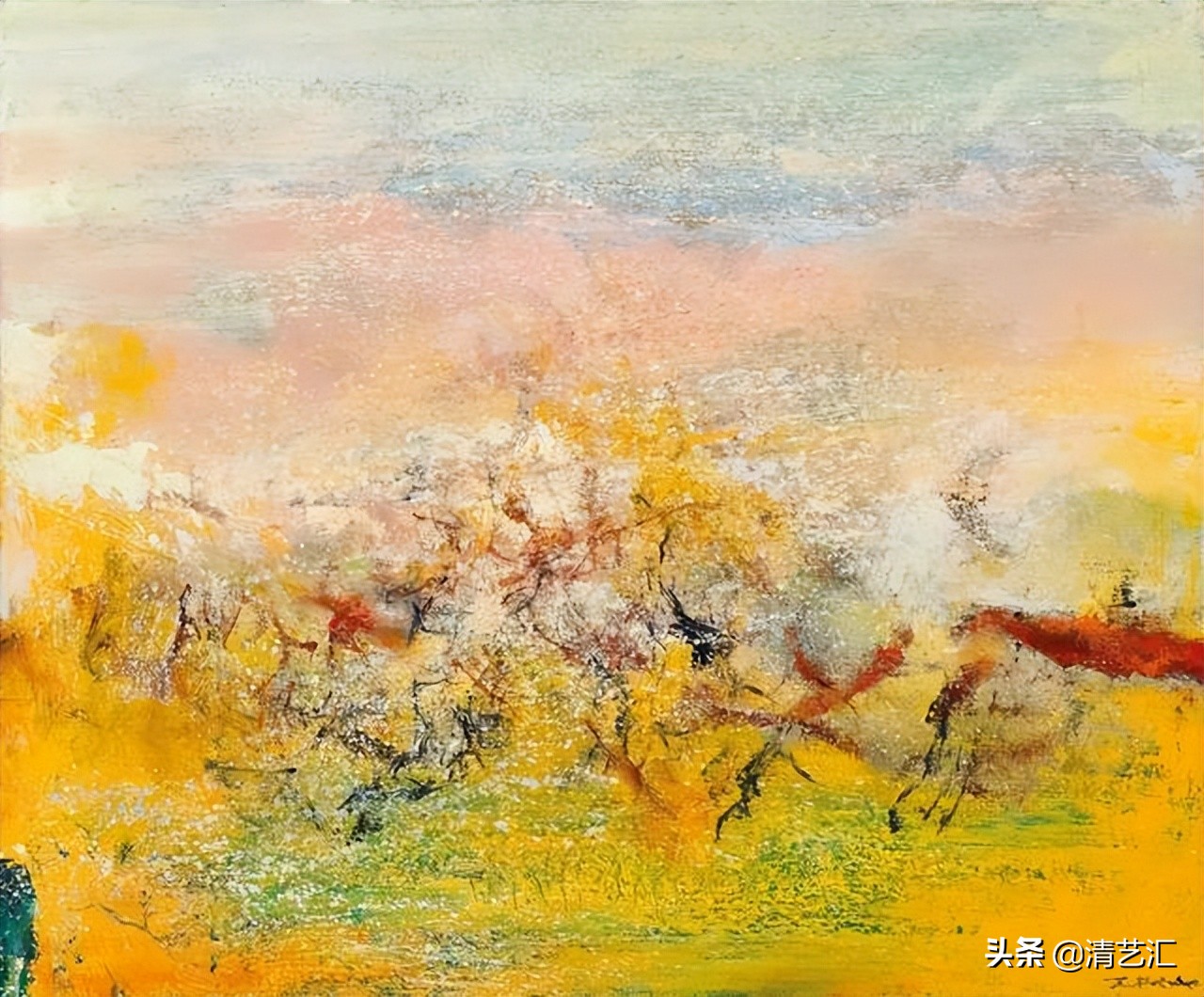 艺术家赵无极访谈,画家赵无极价值4亿的名画