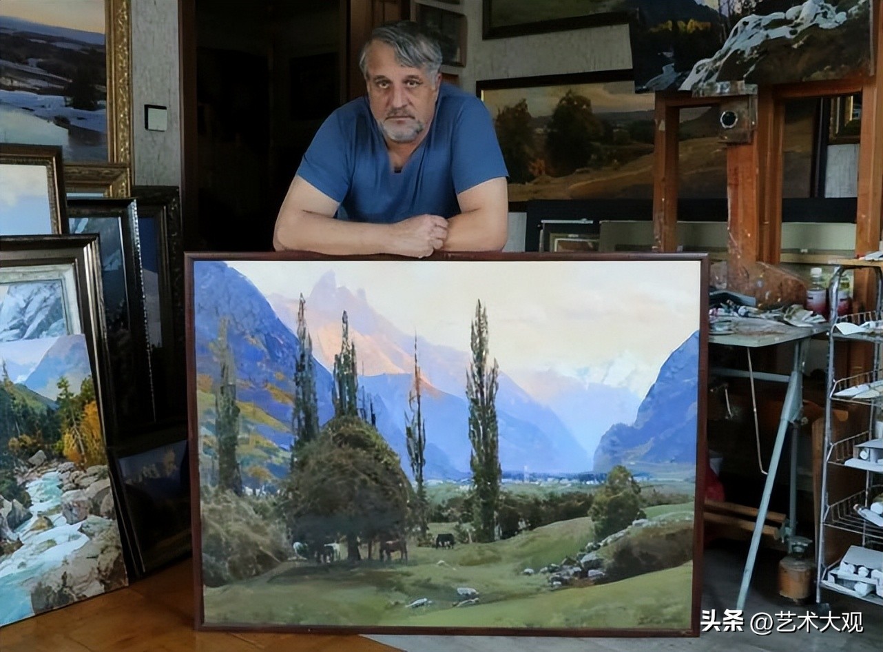 俄罗斯亚历山大巴比奇油画视频,亚历山大巴比奇写生视频全集