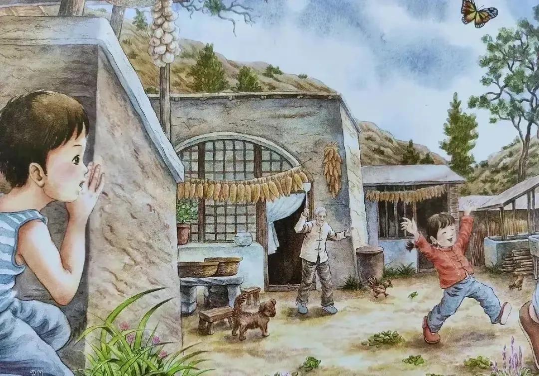 网友画的教材封面,网友画的小学教材插画对比图