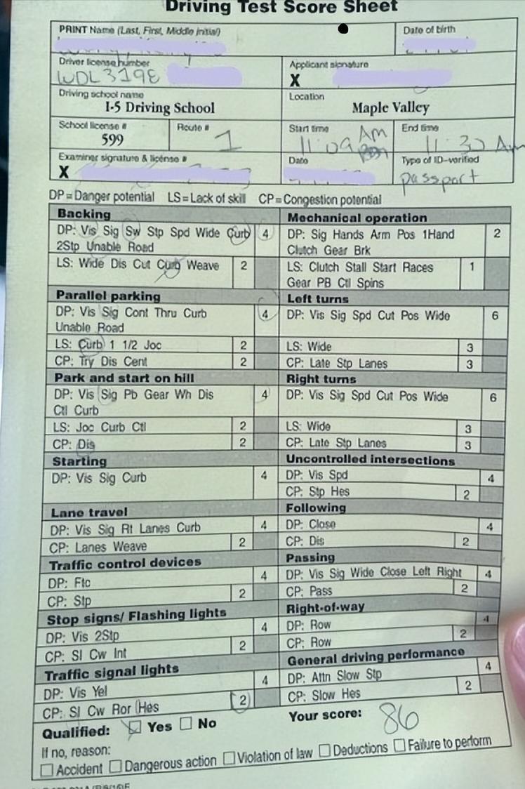 美国华盛顿大学怎么考,美国华盛顿州驾照考试之路考指南