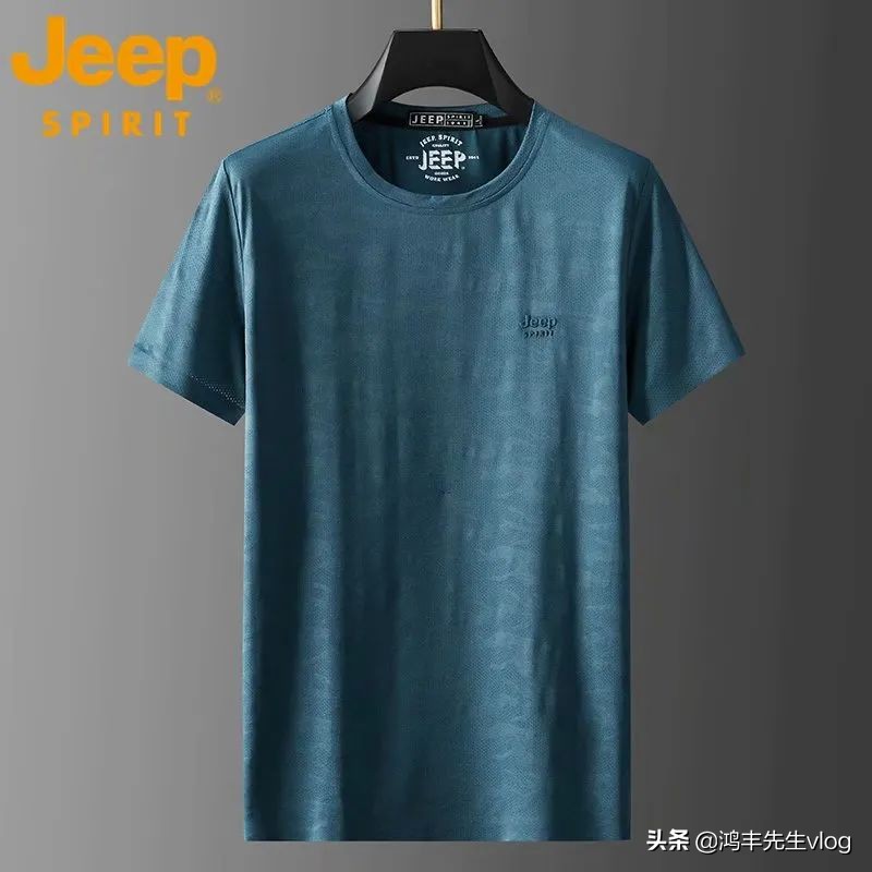 jeep短袖t恤专卖店男装翻领,jeep短袖t恤男纯棉官方正品