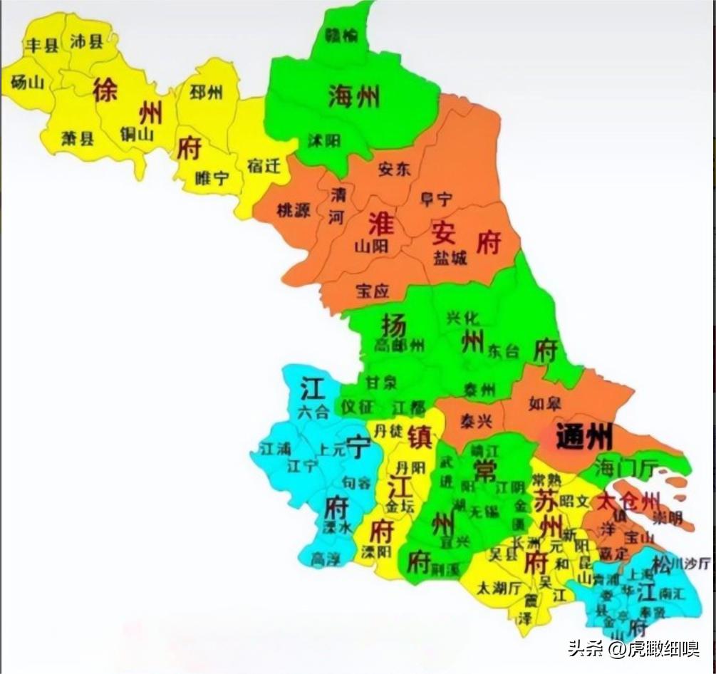 江苏省区划变革地图,江苏省行政区划图设想方案