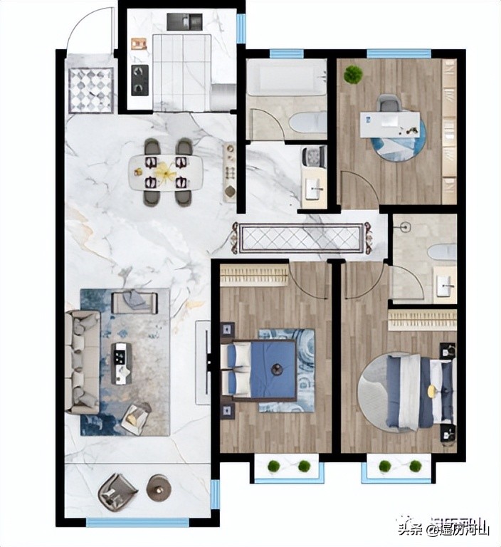 融城胶州七期户型图,胶州融城7期样板房