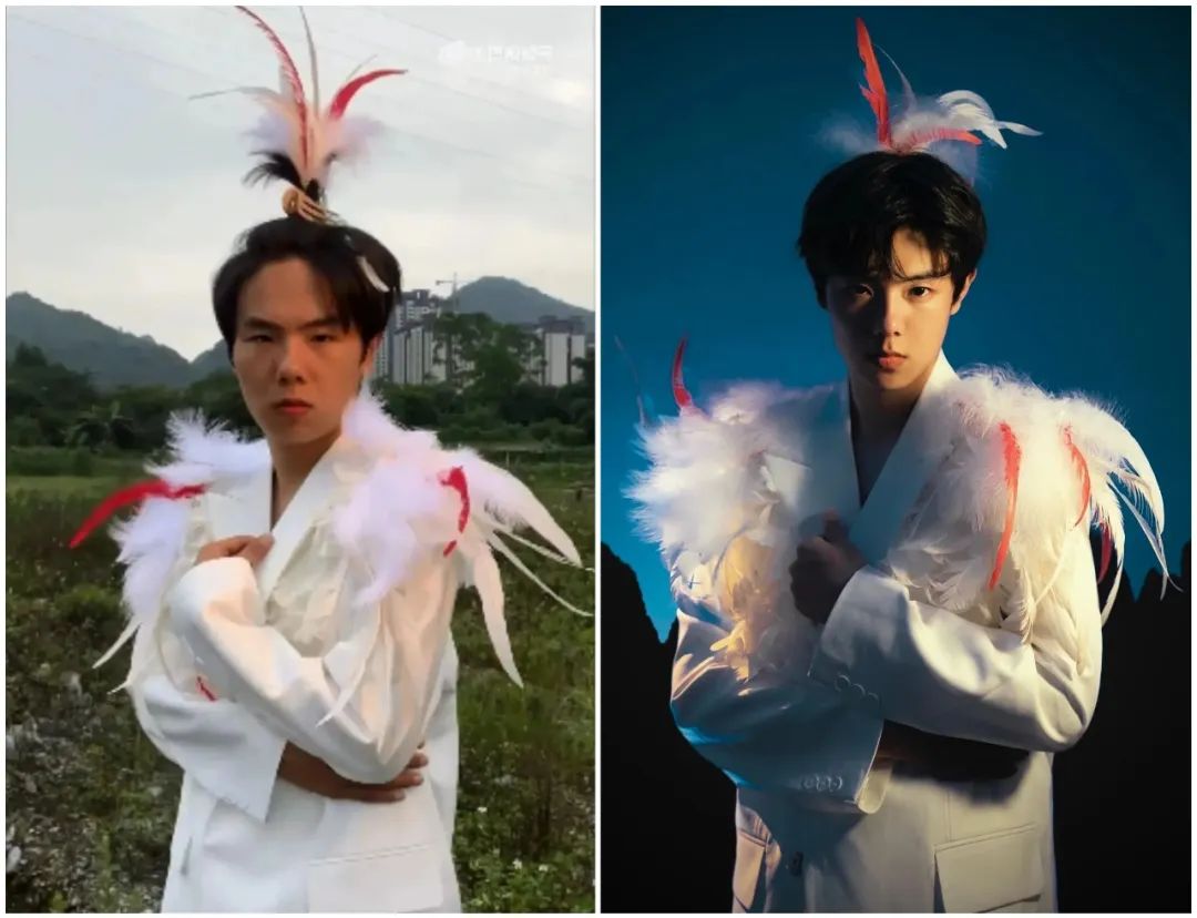 女生的p图技术有多强大,再一次感叹网红的p图技术