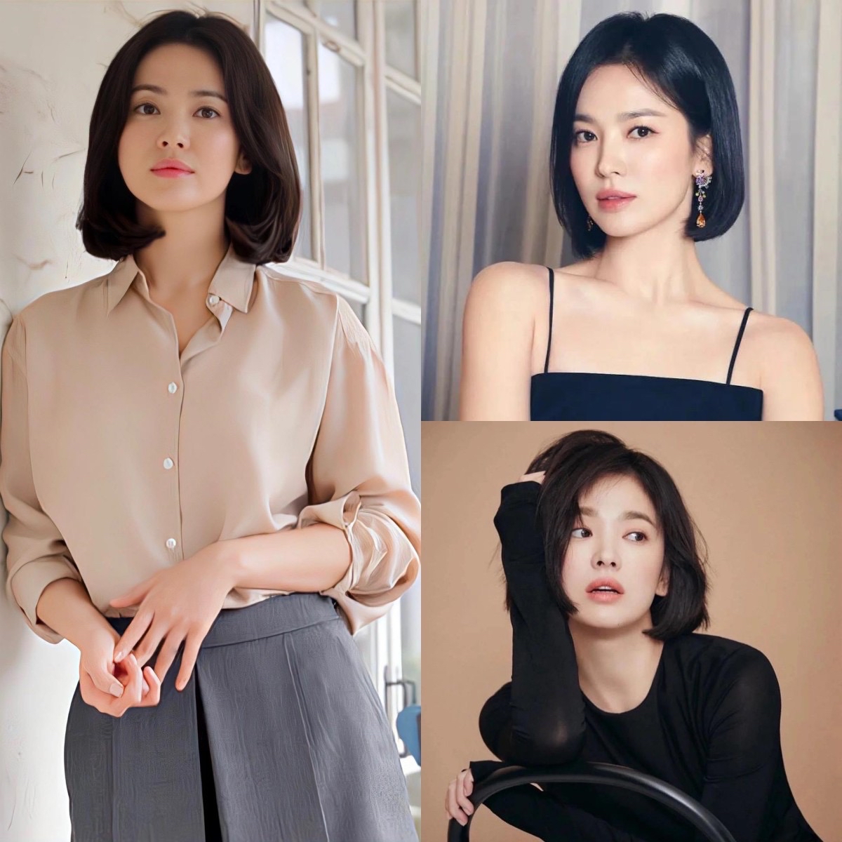 宋慧乔同款挂耳短发,宋慧乔同款挂耳短发造型