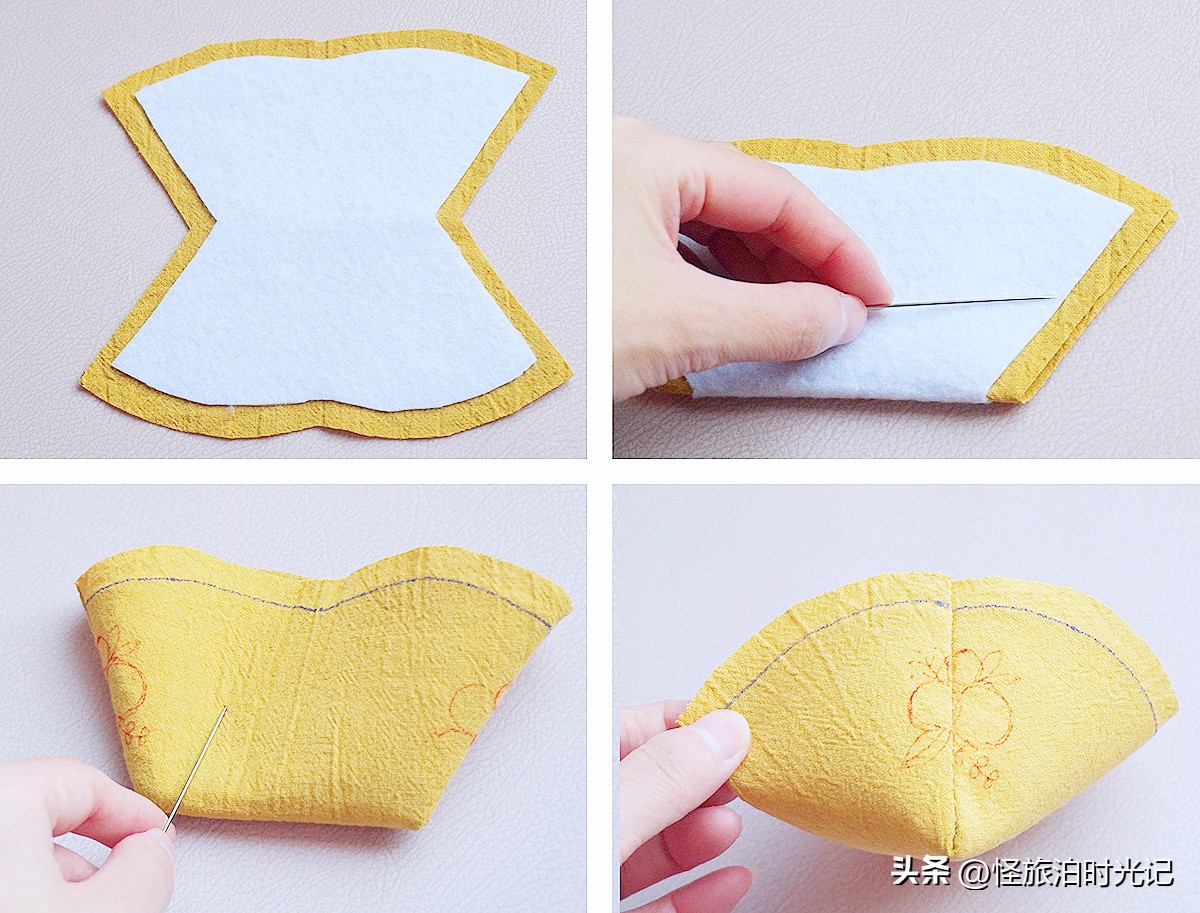 布艺小鱼零钱包教程全集,布艺包包零钱包制作方法