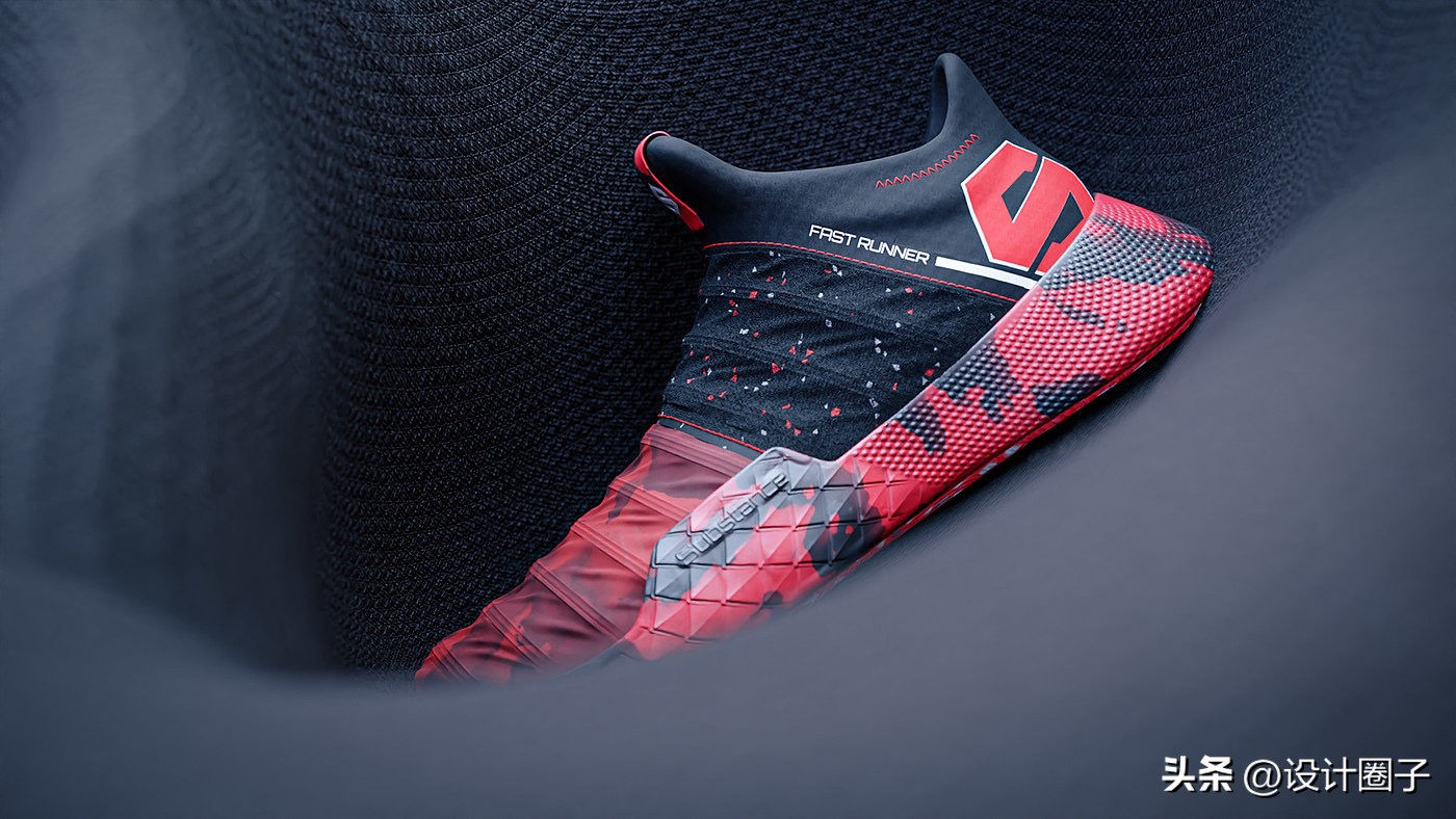 红色恶魔鞋,高级感红色鞋