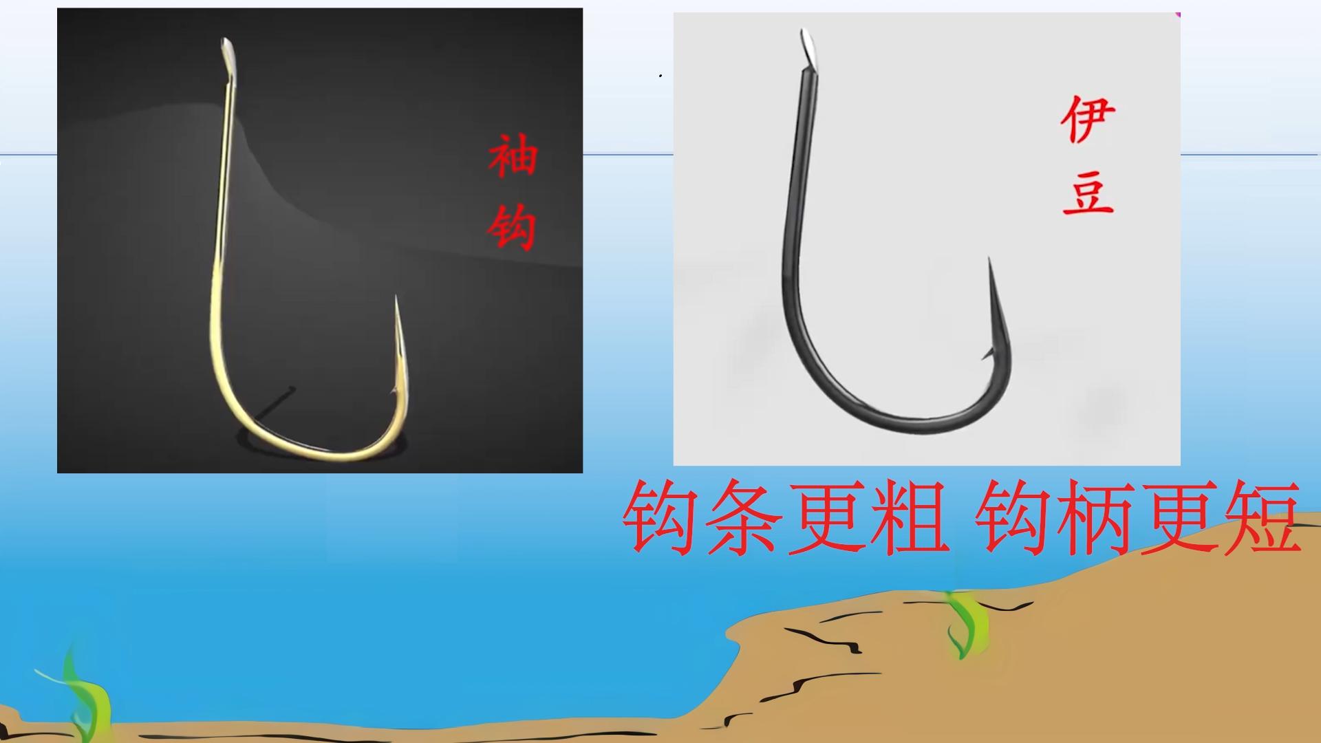 盘点野钓最常用的四种鱼钩,野钓鱼钩技巧