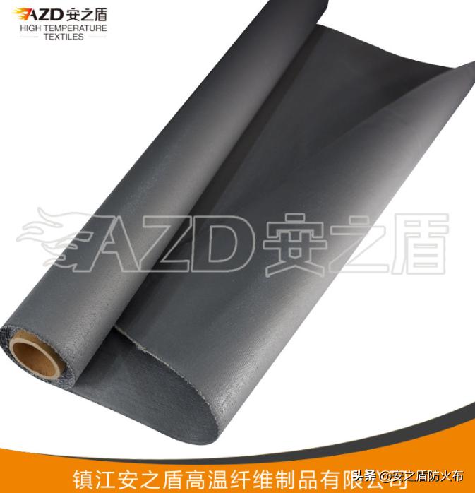 单面双面硅胶布耐高温风管圈带软连接用布玻璃纤维电焊防火布