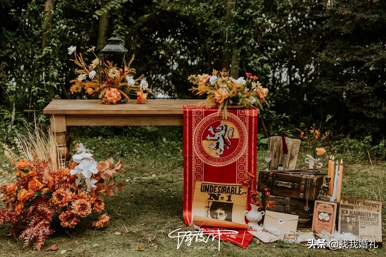 他们在霍格沃茨办了一场婚礼，请来了哈利波特…
