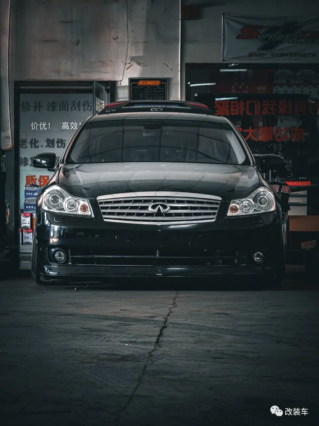 英菲尼迪m35老款改新款,英菲尼迪改装vip风格