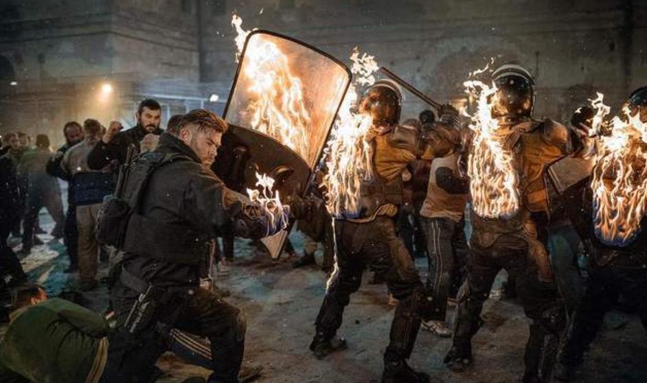 惊天营救战斗视频,惊天营救动作场面