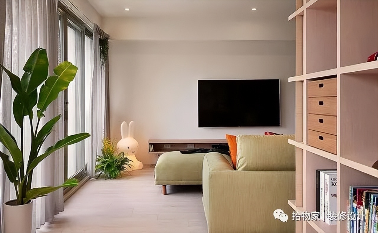 最好看的客厅设计,客厅与书房融为一体设计图