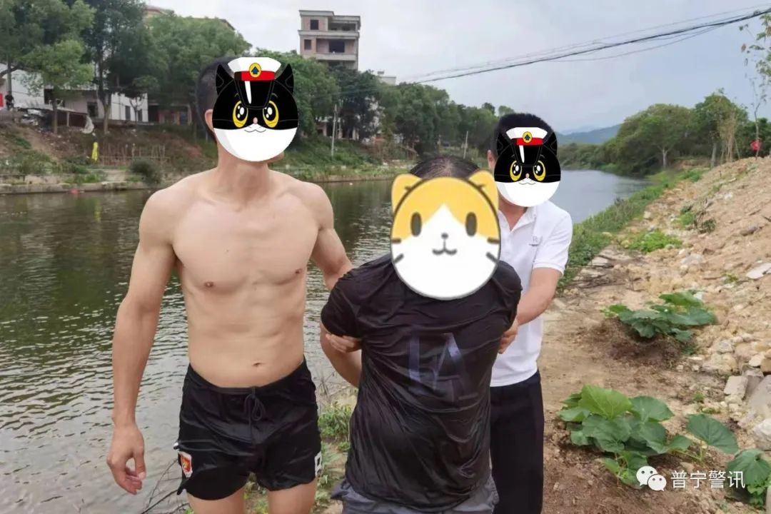 靖阳2023|插翅难逃！普宁民辅警勇跳河中协助深圳警方抓逃犯