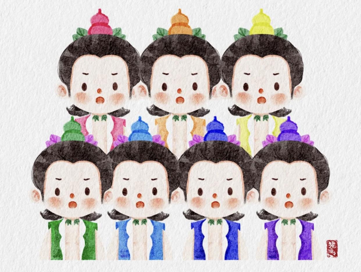 影视剧中的插画,影视剧里的人物插画