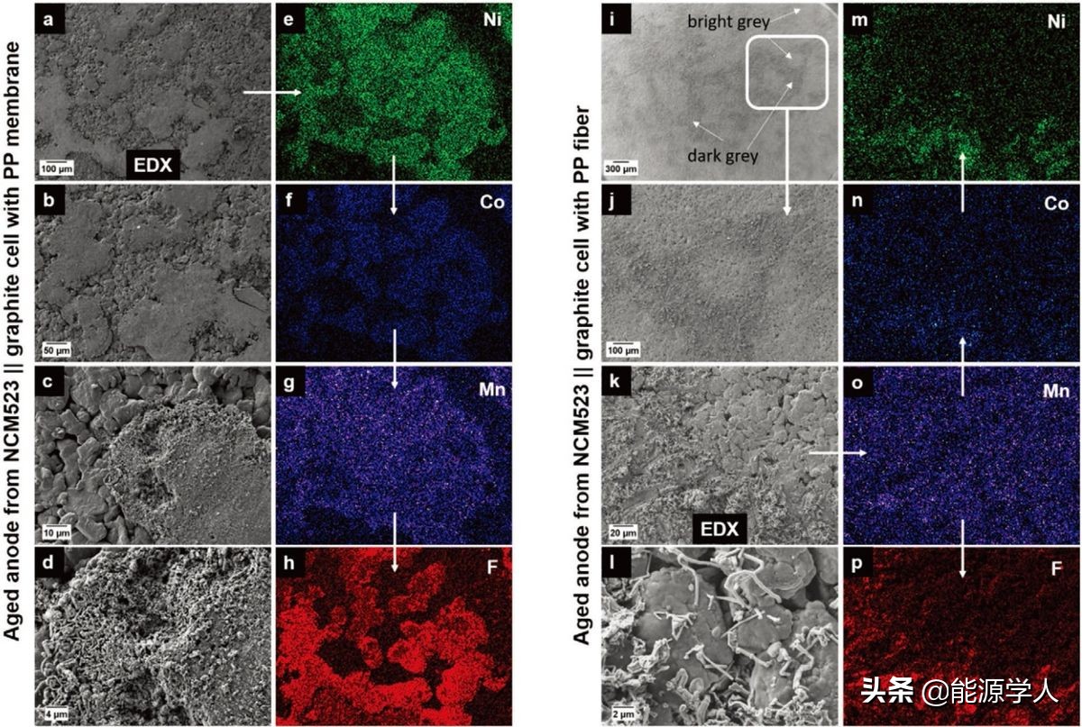 AEM:隔膜对高压NCM523||石墨锂离子电池失效机制的影响