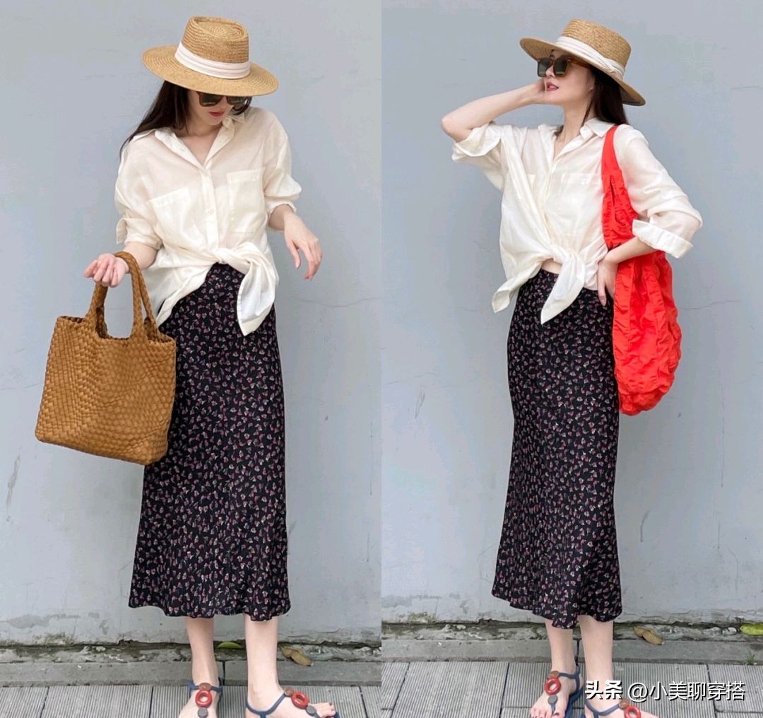 穿搭夏季搭配高级感博主,夏天穿搭不成熟