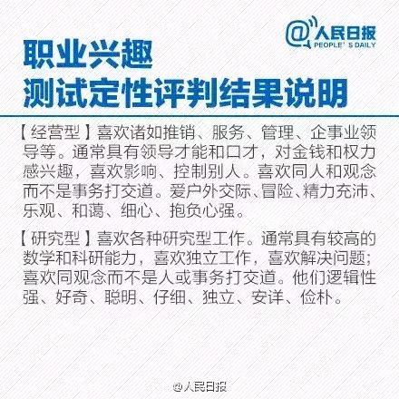 职业兴趣测试如何才能得高分呢,职业兴趣测试45题