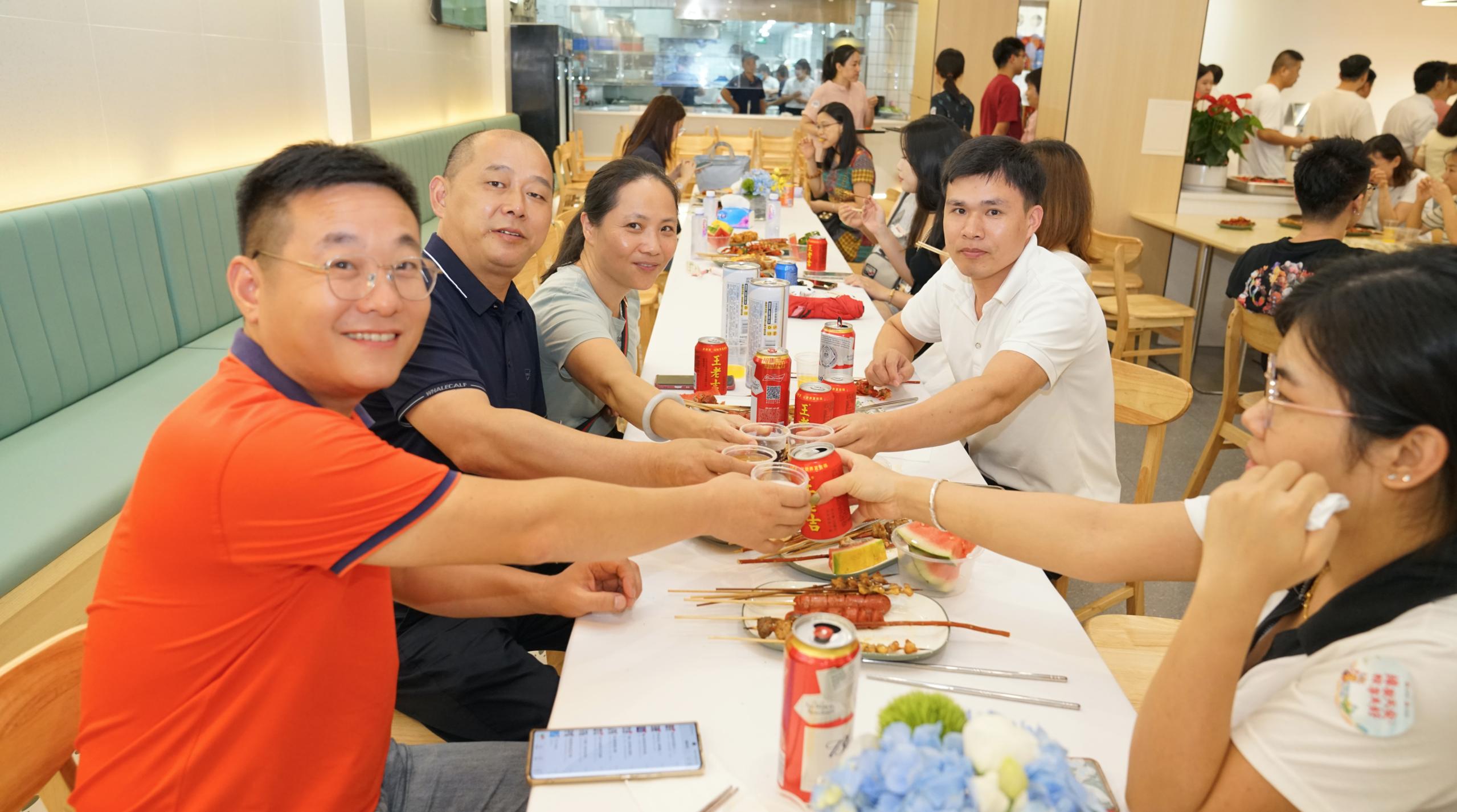 热烈祝贺天安行政经理圈层端午联谊会暨天安食堂开业仪式顺利举办