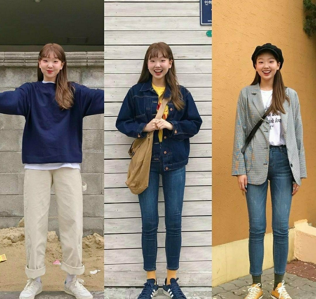 韩国女生的秋季时髦穿搭示范,30套最火的韩系穿搭简单又好穿